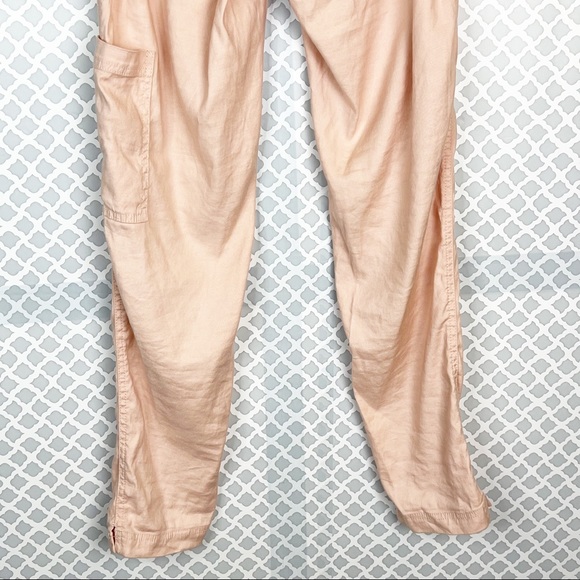 EUC Elevenses Blush Romy Paperbag Linen Pants - Picture 11 of 15